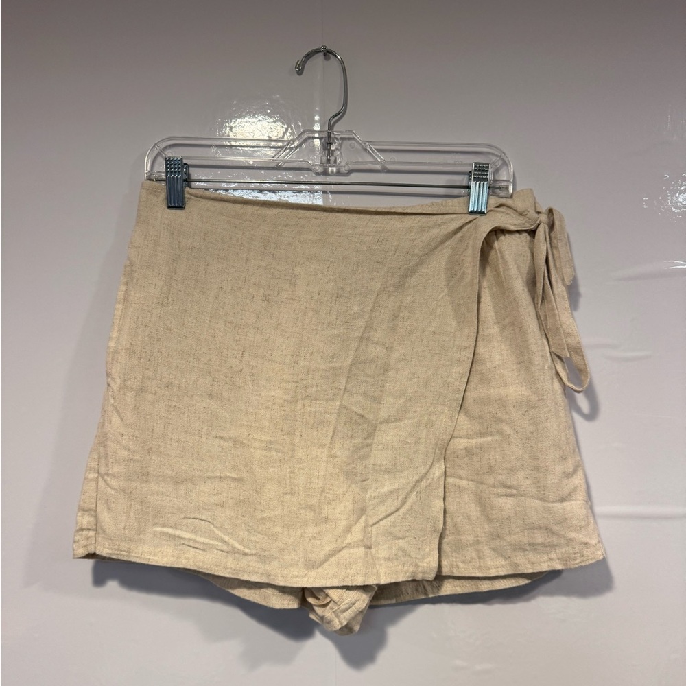 American Eagle Outfitters Beige Wrap Skort NWT
